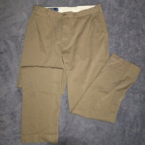 Polo Ralph Lauren Prospect Pants Mens 36x34 Cotton Straight Leg Chino Brown VTG